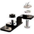 Zamp Solar Black Universal Reversible Mounting Feet - MFT3004