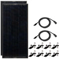 Zamp Solar OBSIDIAN® SERIES 200 Watt Solar Panel Kit (2x100) - ZSK1007